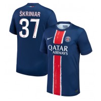 Paris Saint-Germain Milan Skriniar #37 Fotballklær Hjemmedrakt 2024-25 Kortermet